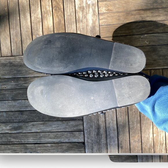 Beautiful Tony Bianco Rhinestone Leather Flats | Alaia Style | FREE SHIPPING! - Picture 5 of 8